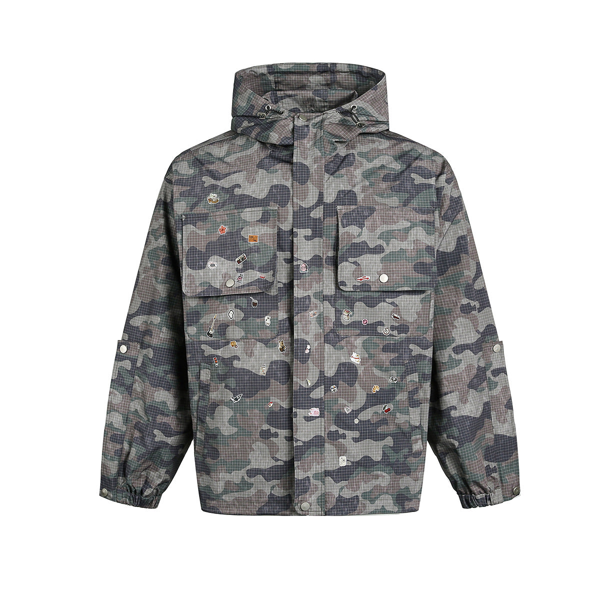 Veste camouflage à capuche – Homme de l’Ombre