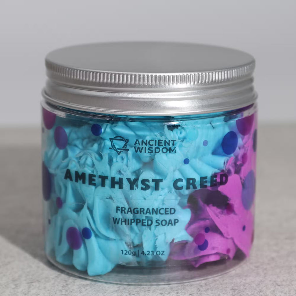 🖤 Savon Fouetté Homme – Améthyste Nocturne