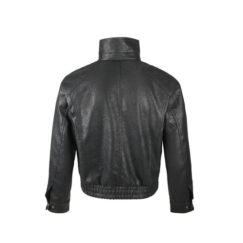 Blouson Nocturne Homme à Col Montant – Héritier des Ombres