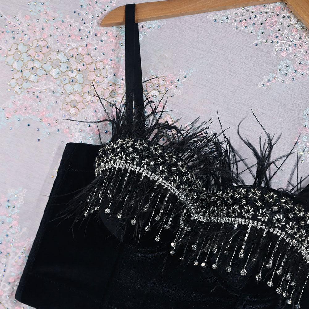 Bustier Éclat du Cabaret – Sequins & Baleines