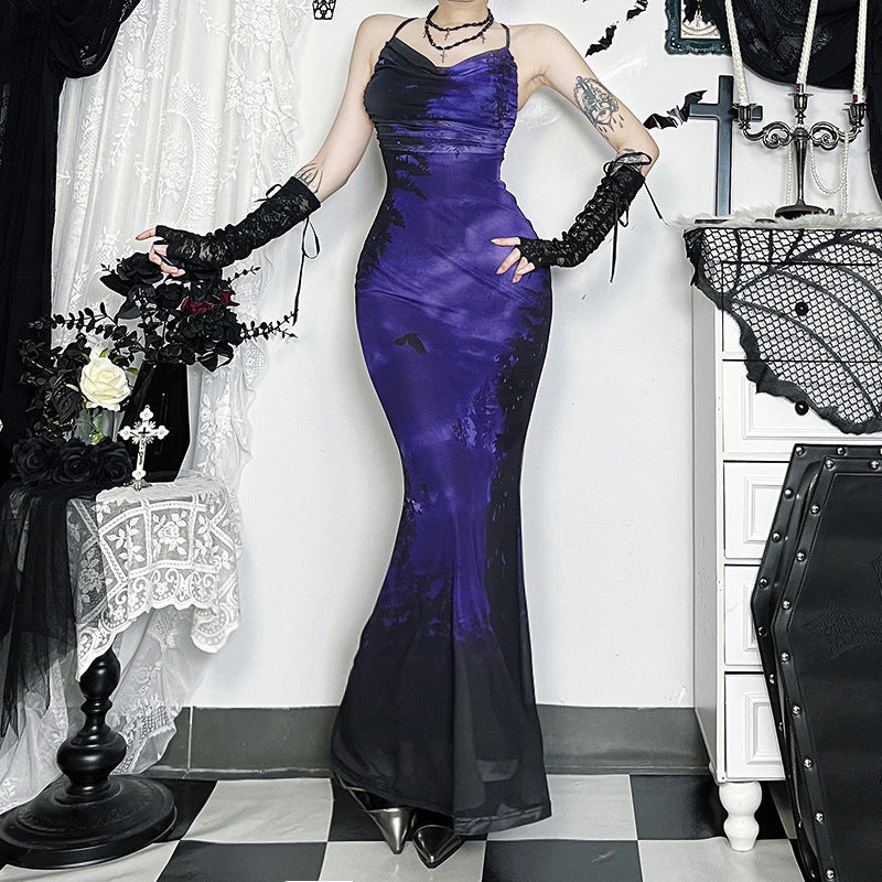 Robe Sirène Violet Nocturne – Dark Forest
