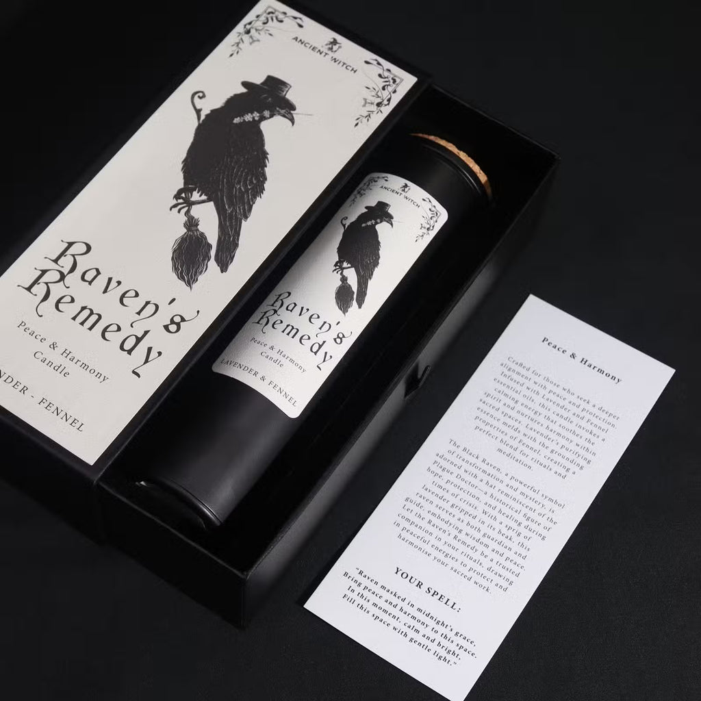 Raven’s Remedy – Bougie de Paix & Harmonie