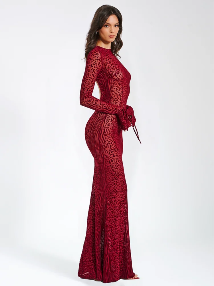 Scarlet Vampire Dress – Lace of the Night 🩸🖤