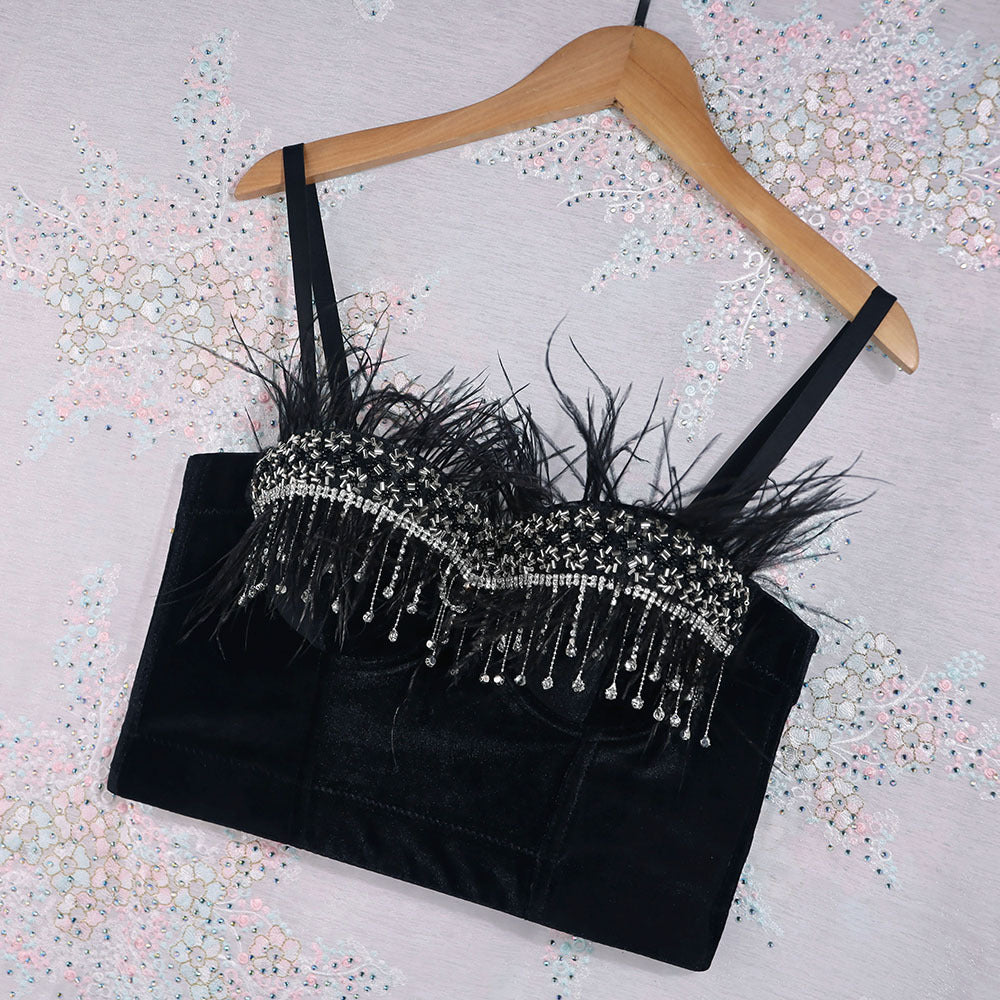 Bustier Éclat du Cabaret – Sequins & Baleines
