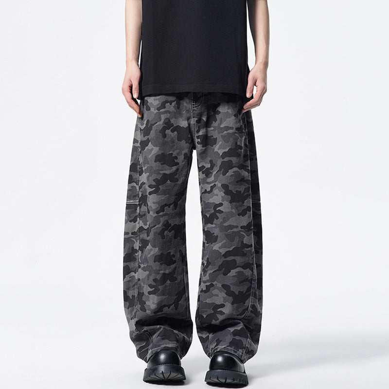Pantalon Camouflage Loose Homme – Shadow Camo