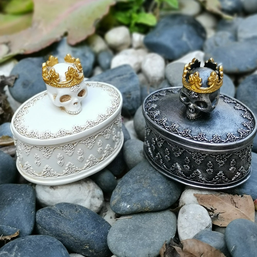 Le Reliquaire du Roi Gelé — Coffret Crâne Couronné
