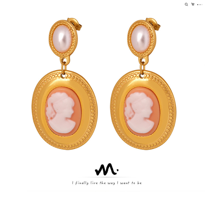 Le Camée Englouti — Boucles jed’Oreilles des Abysses