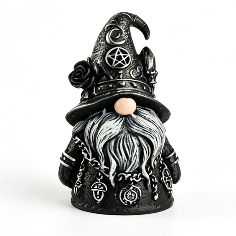 Le Gardien de Salem — Figurine Sorcier Gothique
