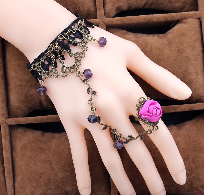 Bracelet-Bague Bohème « Fleur de Bohème »
