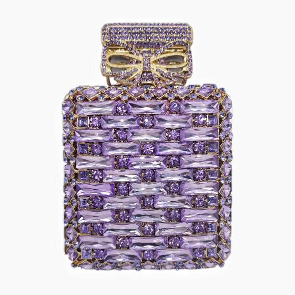 Minaudière Flacon de Minuit – Sac bijou en cristaux