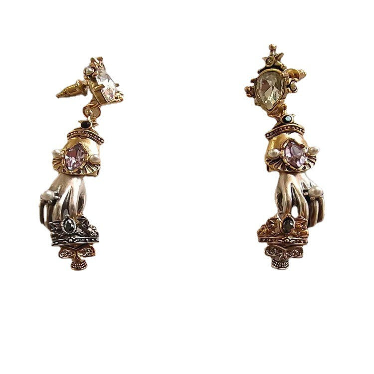 Les Mains de l’Ombre — Boucles d’Oreilles Gothiques