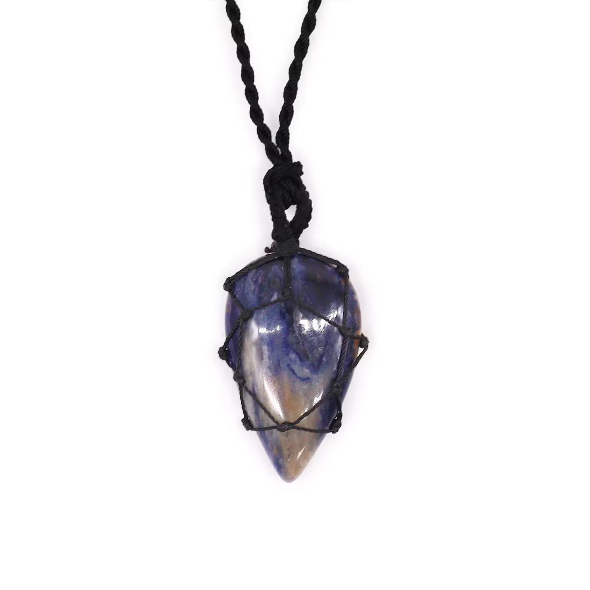 La Larme des Profondeurs — Pendentif Sodalite
