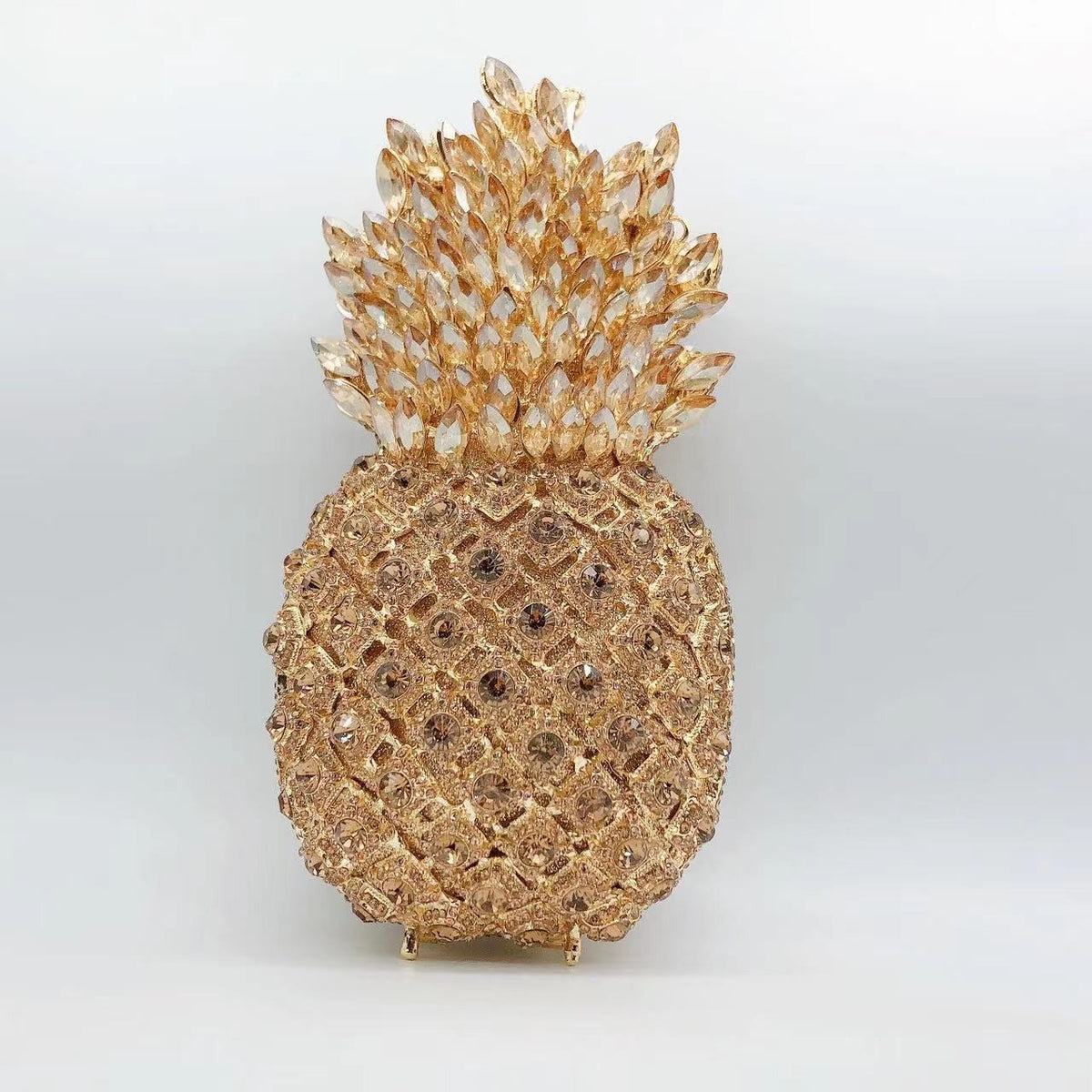 Minaudière Ananas Cristallisée – Sac Bijou de Soirée