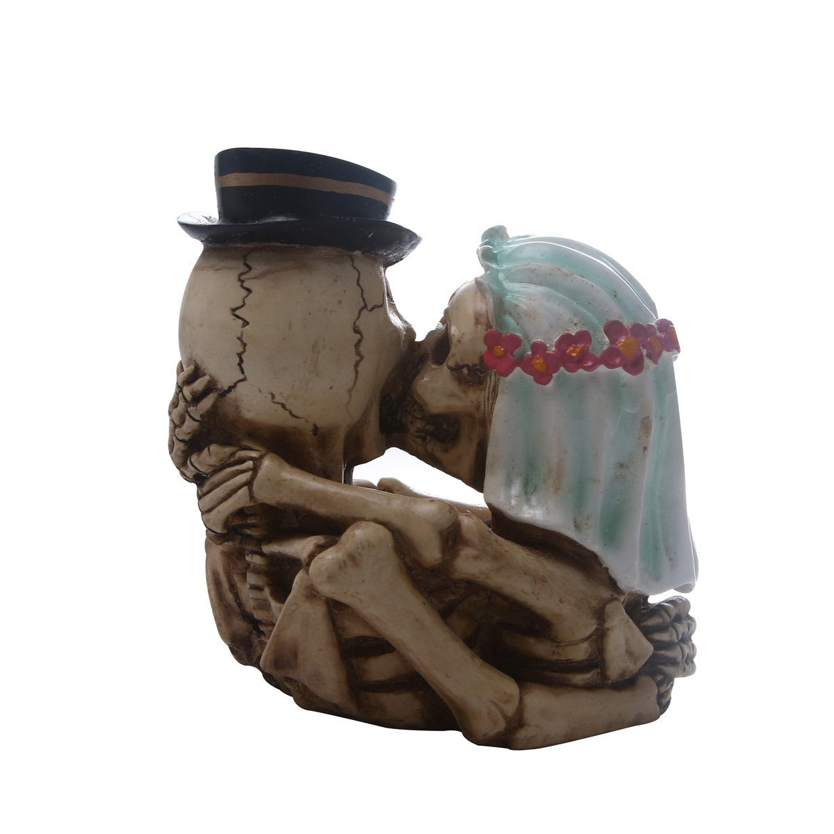 💀 Les Amants de l’Au-Delà – Figurine Vaudou en Résine