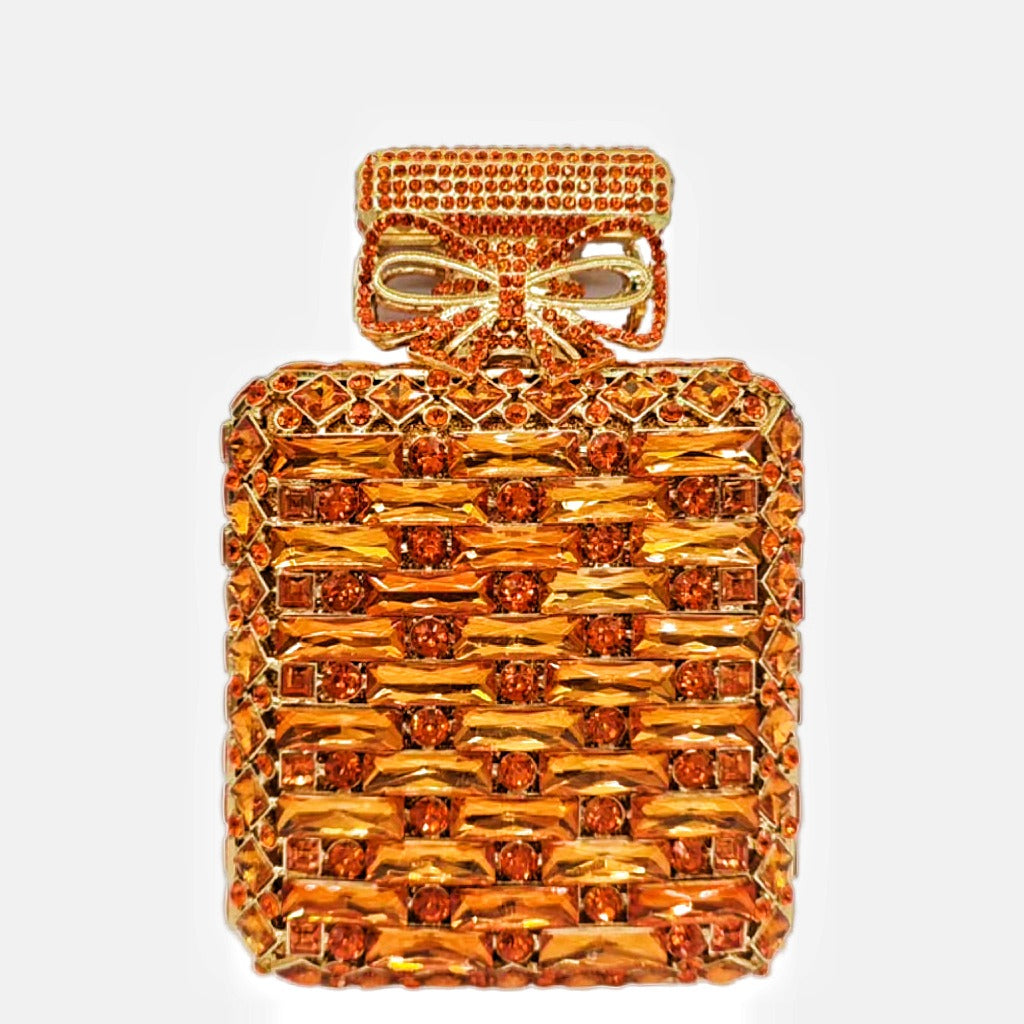 Minaudière Flacon de Minuit – Sac bijou en cristaux