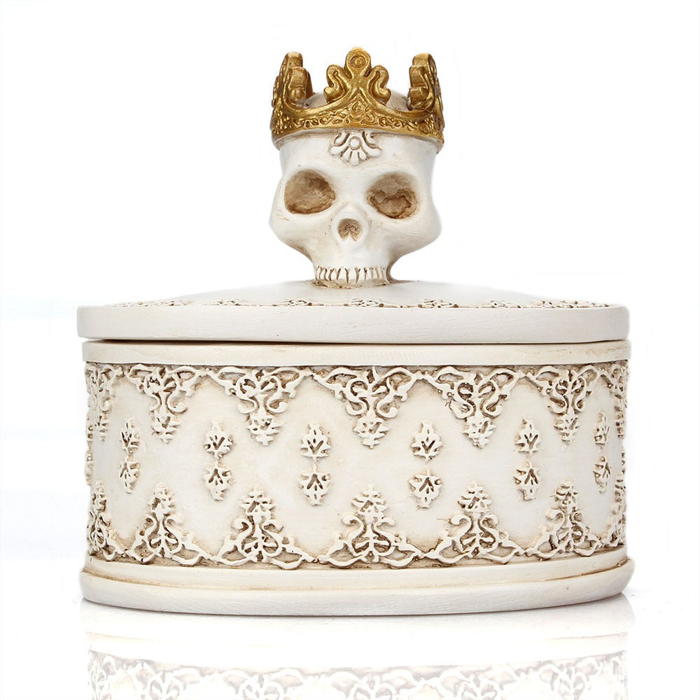The Frozen King's Reliquary — Crowned Skull Coffer