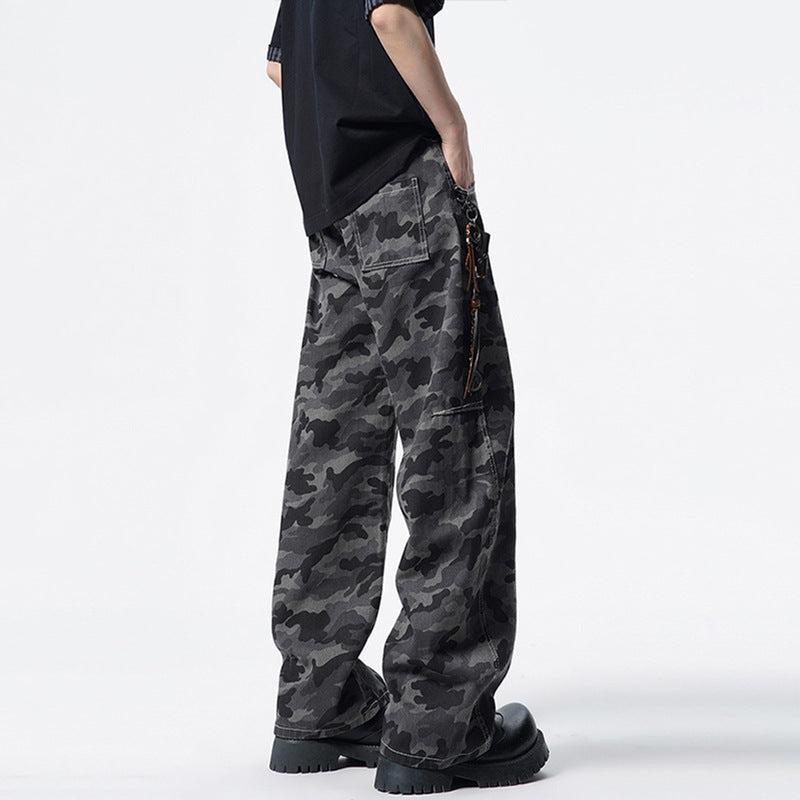 Pantalon Camouflage Loose Homme – Shadow Camo