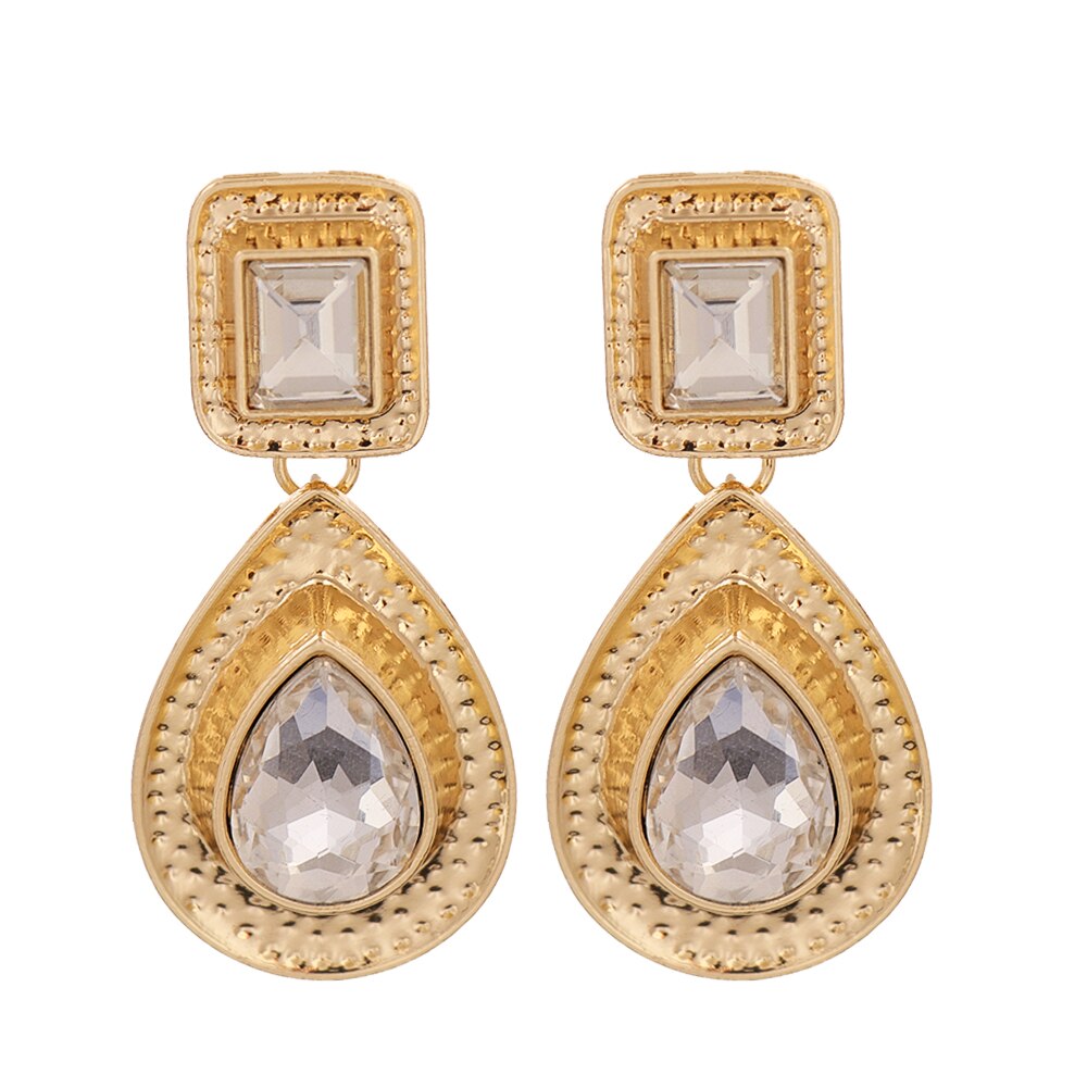 Les Larmes de la Diseuse de Bonne Aventure — Boucles d’Oreilles Cristal