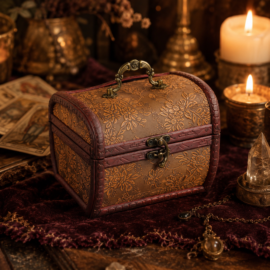 Bohemian Set – Gothic Gift Idea Floral Vintage Box