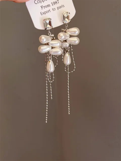 Le Regard des Ombres — Boucles d’Oreilles Œil & Perles