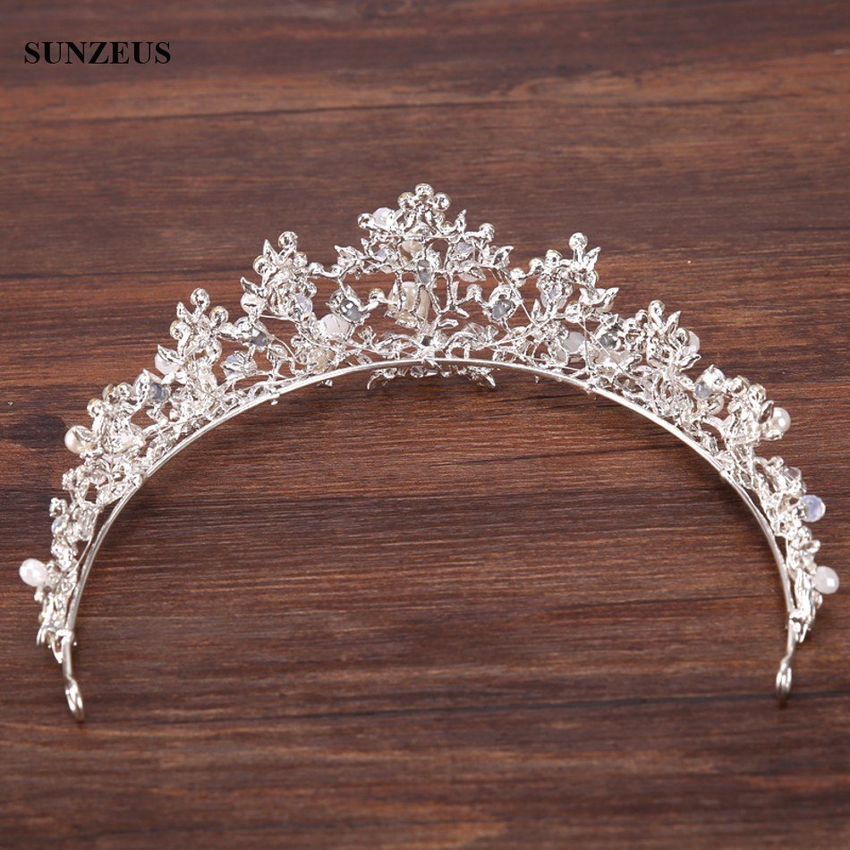 Ice Queen Tiara — Crystals & Pearls
