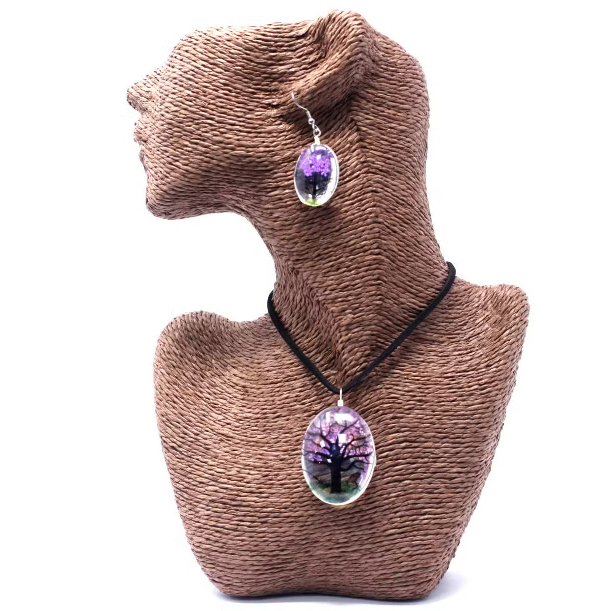 L'Arbre des Sortilèges — Parure Wicca aux Fleurs Pressées