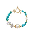 Trésor des Profondeurs – Parure Turquoise & Perles Baroques