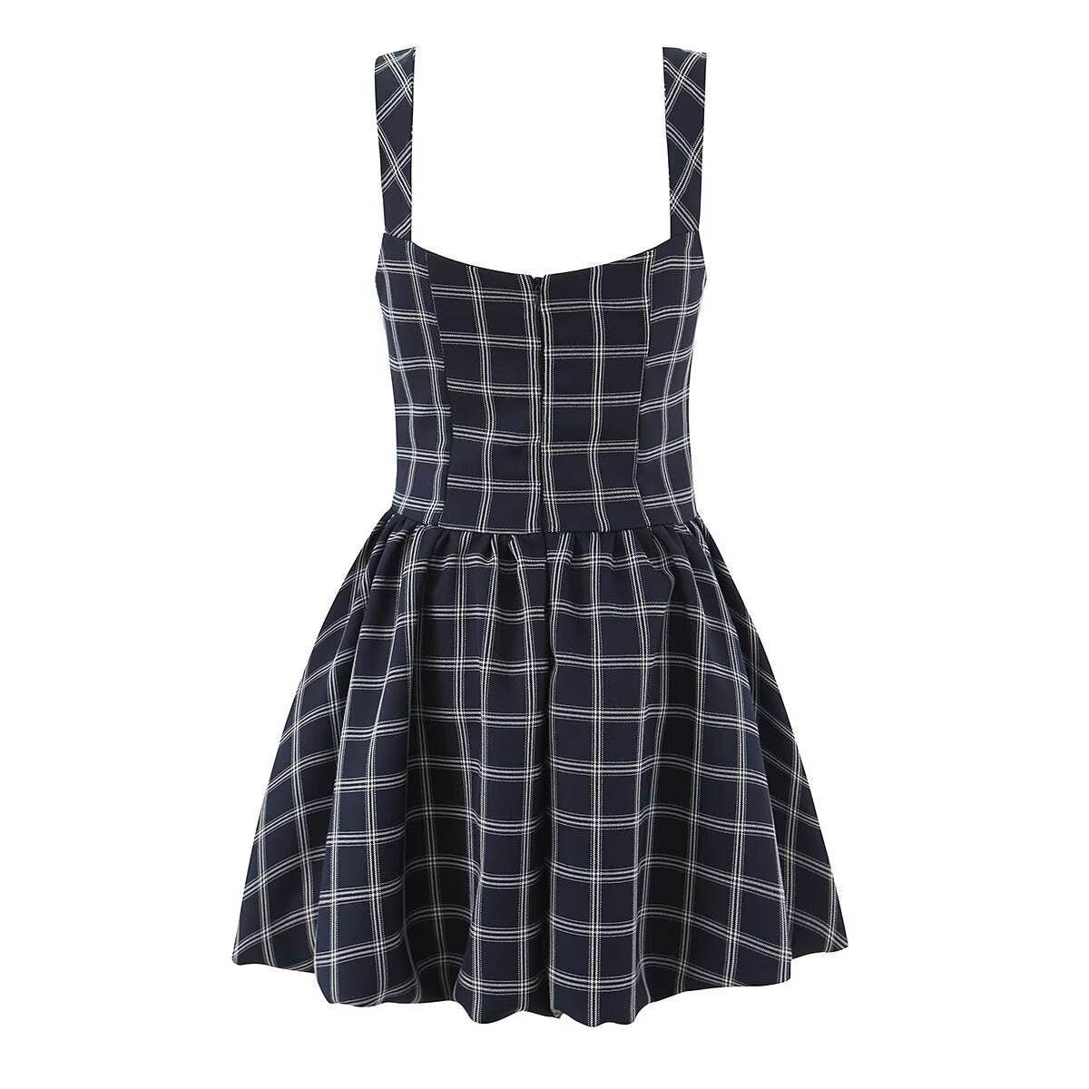 Robe Tartan Rétro – Cirque des Ombres 🖤