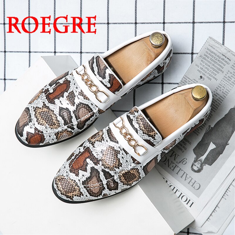 Mocassins Reptile du Dandy Noir –