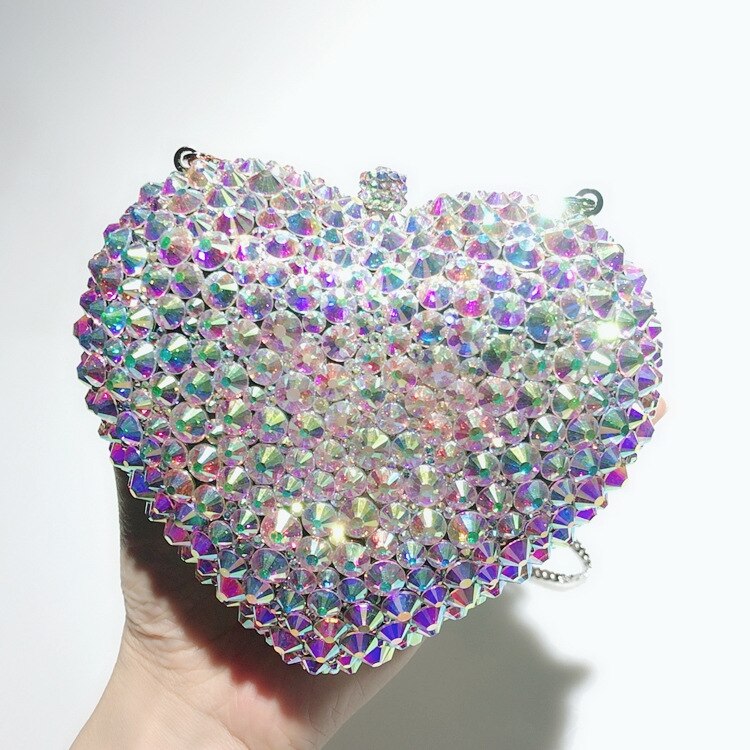 Minaudière Cœur de Cristal – Boudoir des Ombres
