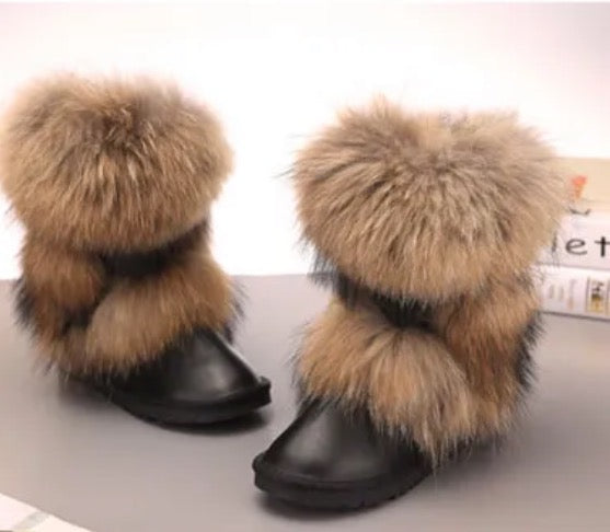 Bottes d’Hiver Fourrées Impériales – Royaume de l’Hiver Noir