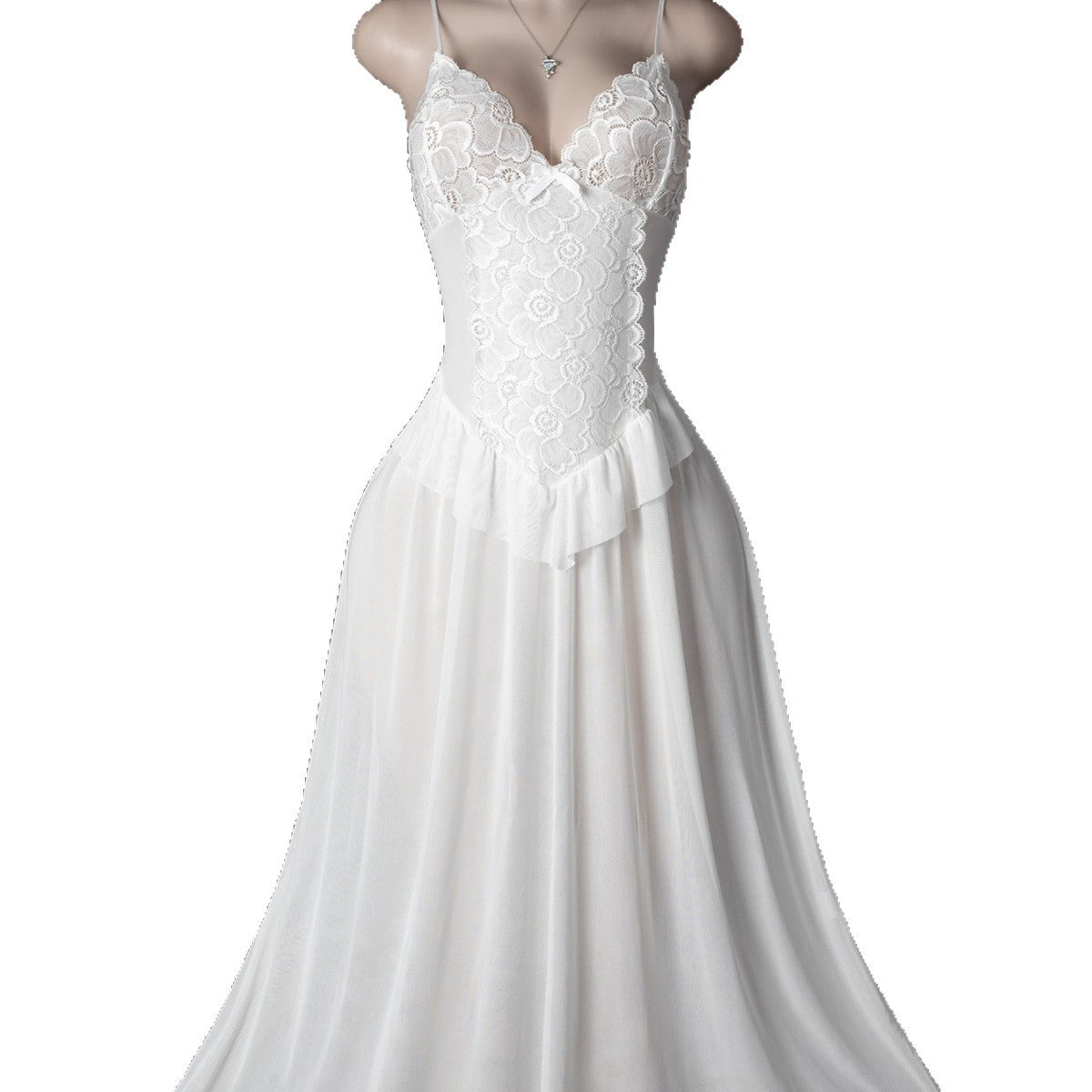 La Robe des Esprits de Minuit – Dentelle Blanche
