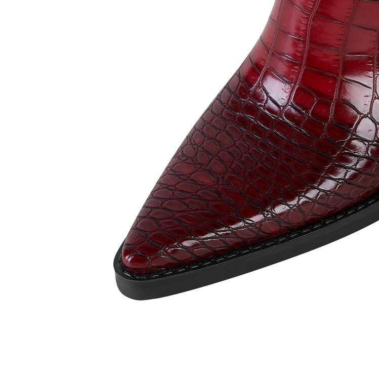Bottes Écarlates des Ombres – Effet Reptile