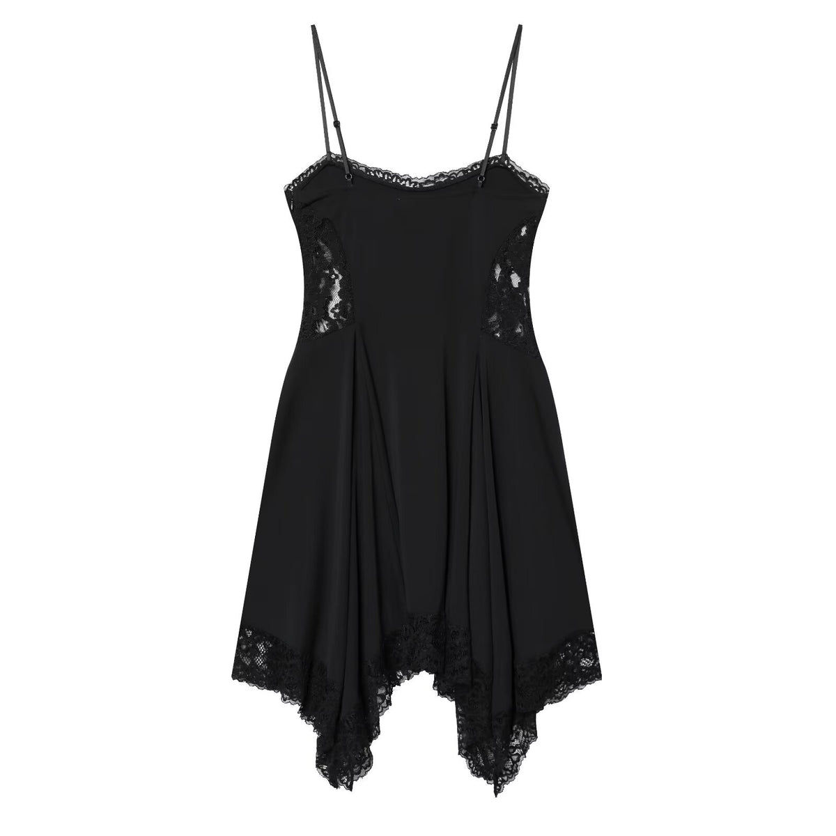 Robe Nocturne en Dentelle Noire – Shadow Lace