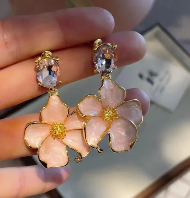 Le Regard des Ombres — Boucles d’Oreilles Œil & Perles
