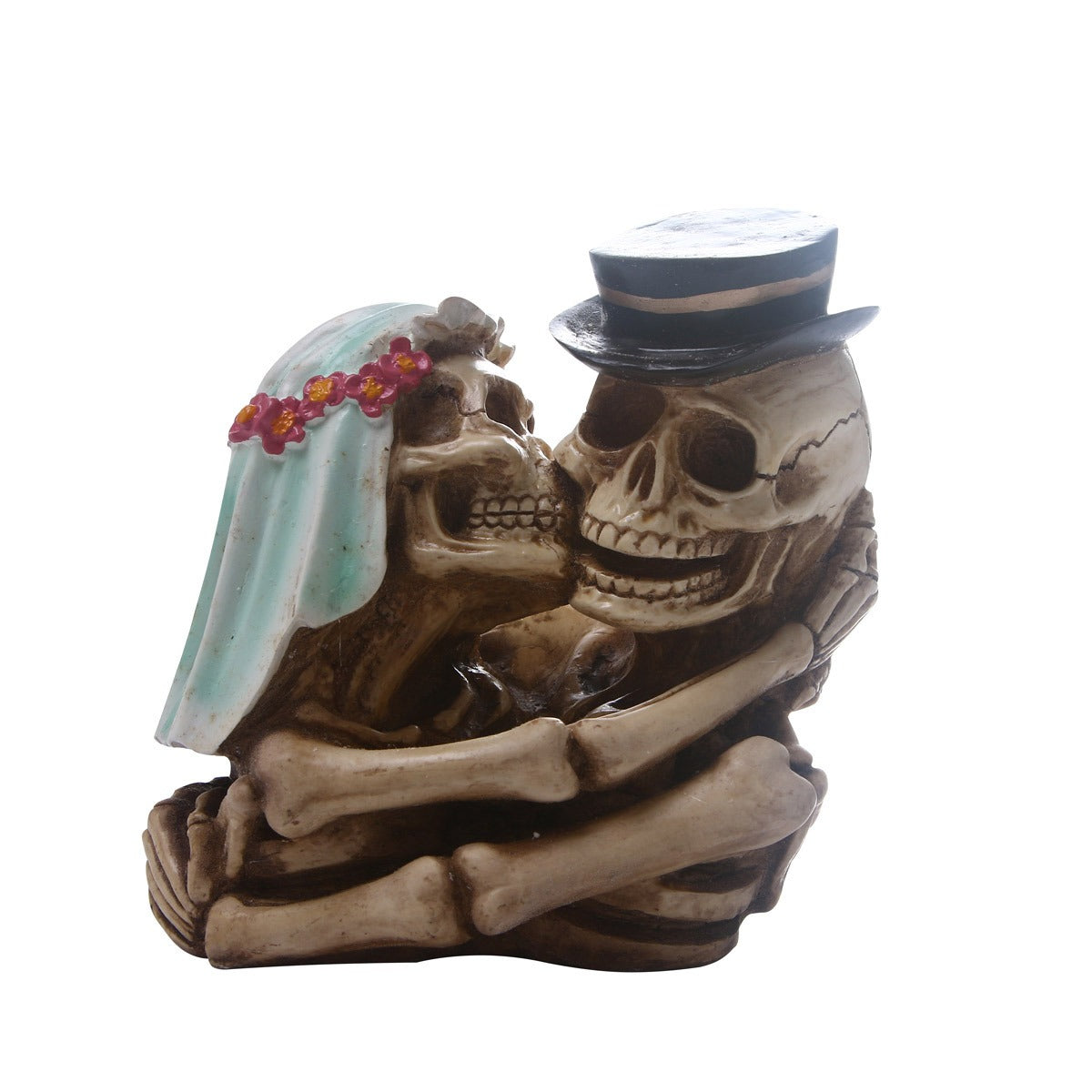 💀 Les Amants de l’Au-Delà – Figurine Vaudou en Résine