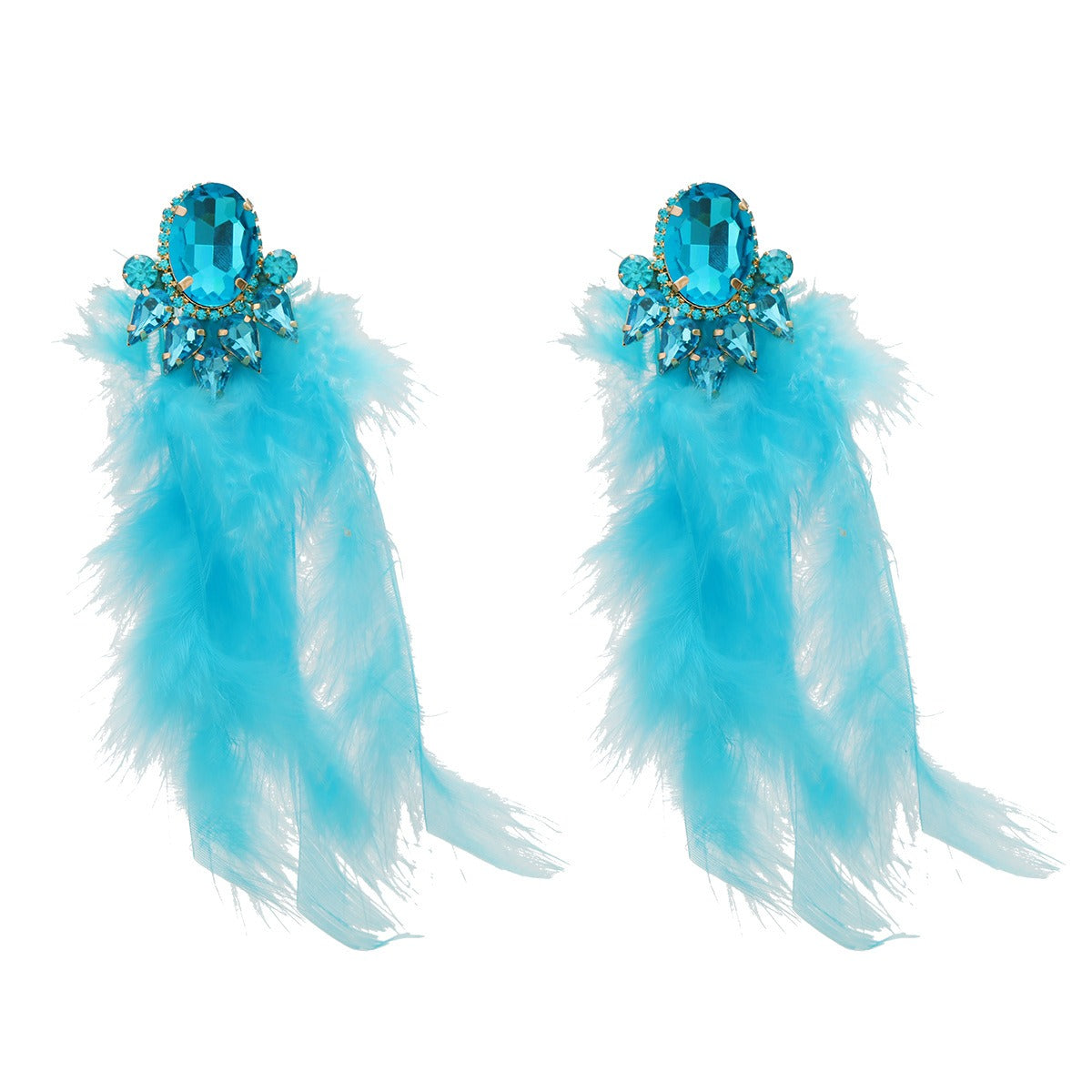 Boucles d’Oreilles Plumes Rituel de Bourbon Street