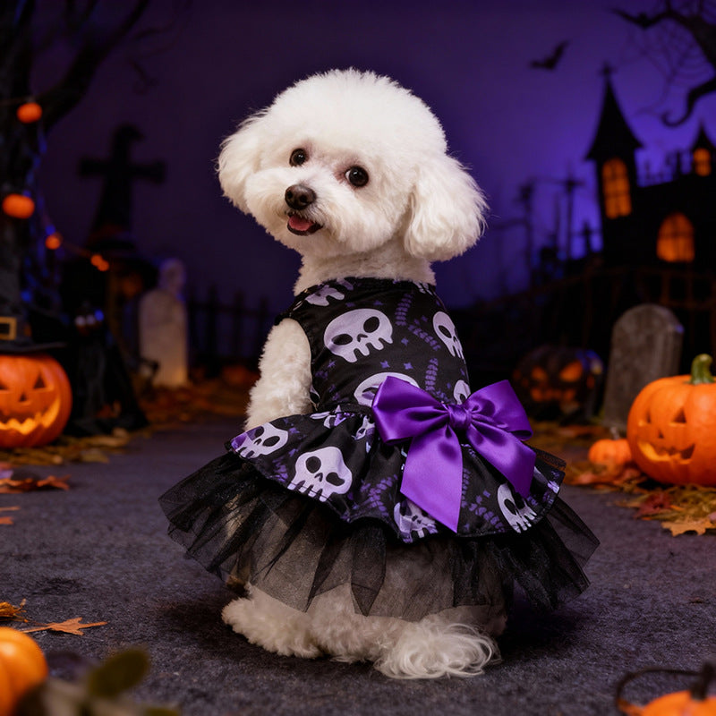 Petite Sorcière des Ombres – Robe Halloween pour Chien & Chat