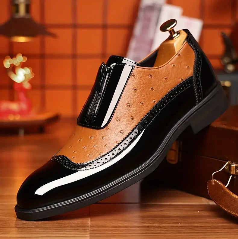 Souliers Dandy Nocturne à Zip – Homme