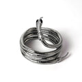 🐍 The Serpent's Embrace — Silver Snake Necklace