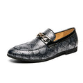 Mocassins Reptile du Dandy Noir –