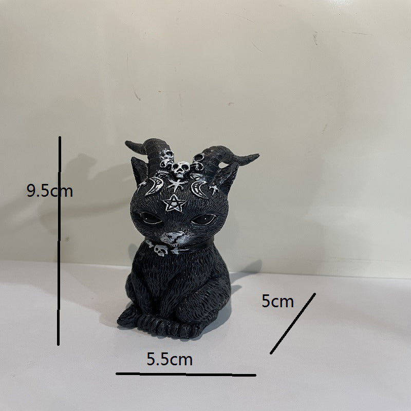 Les Familiers Enchantés — Figurines Chats Sorciers en Résine