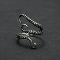 L’Étreinte des Profondeurs — Bague Tentacules