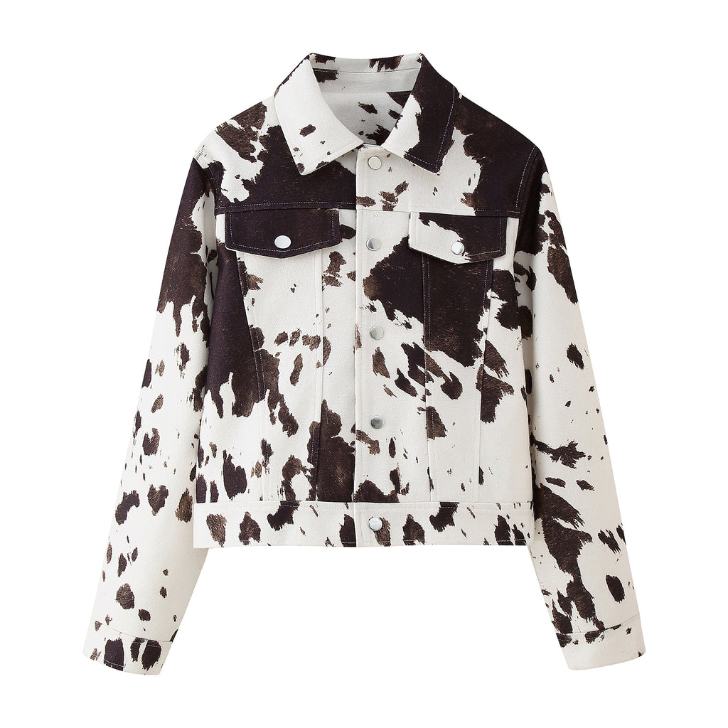 Veste imprimé animal noir & blanc – Ombre Sauvage