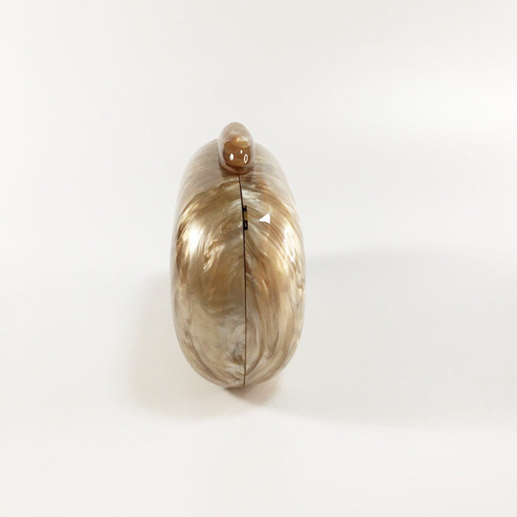 Minaudière Nacre Éternelle – Sac Bijou Perlé
