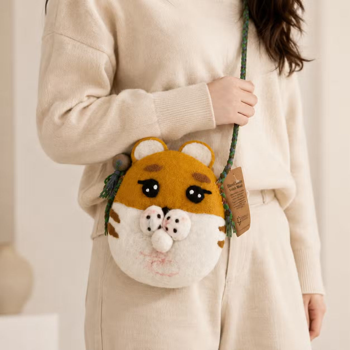 Sac bandoulière Tigre – Le Petit Fauve de l’Ombre