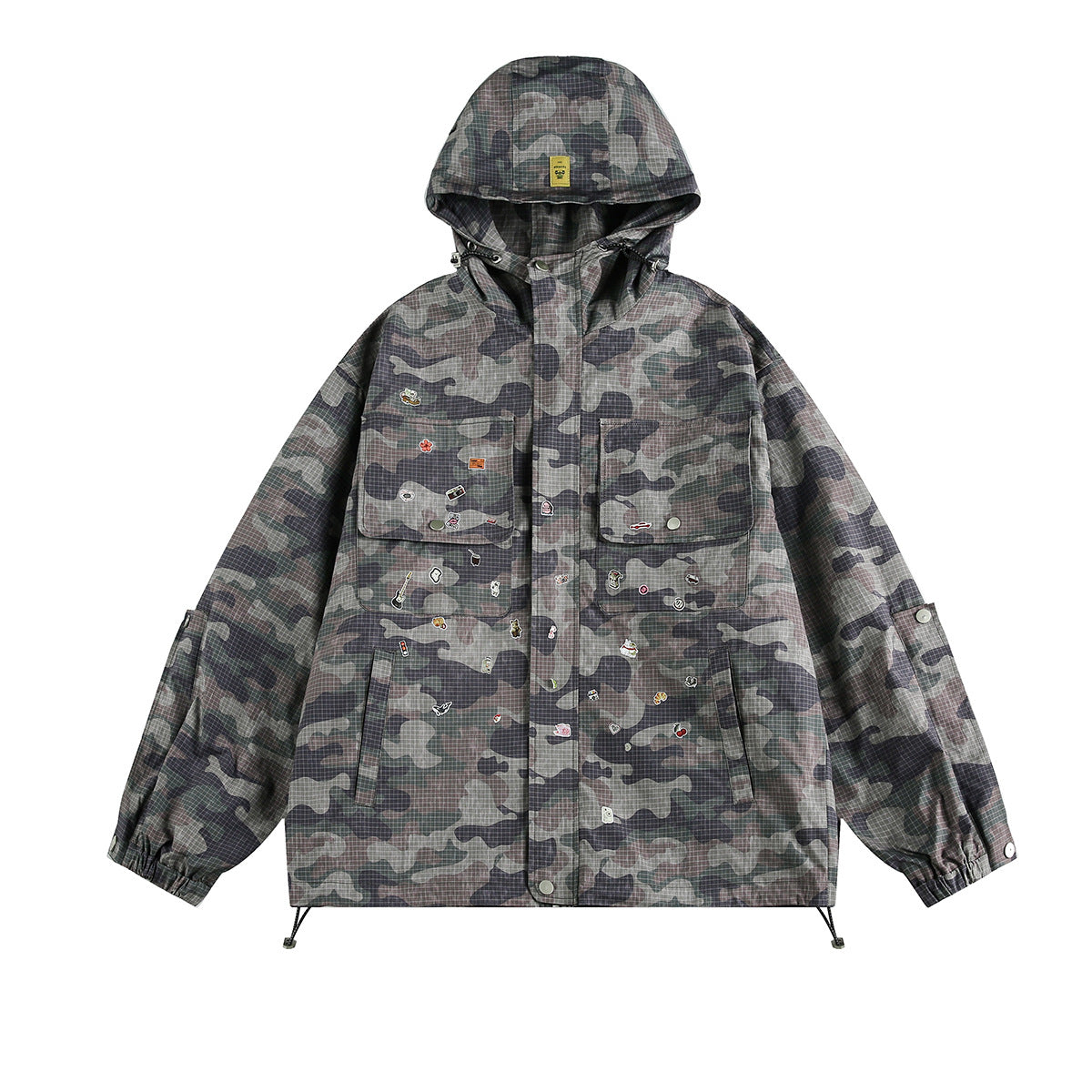 Veste camouflage à capuche – Homme de l’Ombre