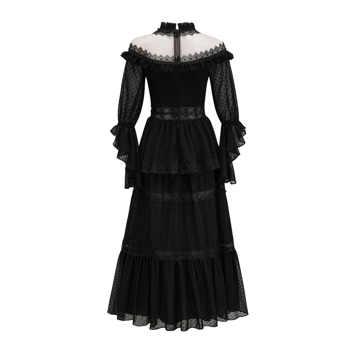 🖤 Robe gothique victorienne « L’Apparition » – Noire ou Blanche