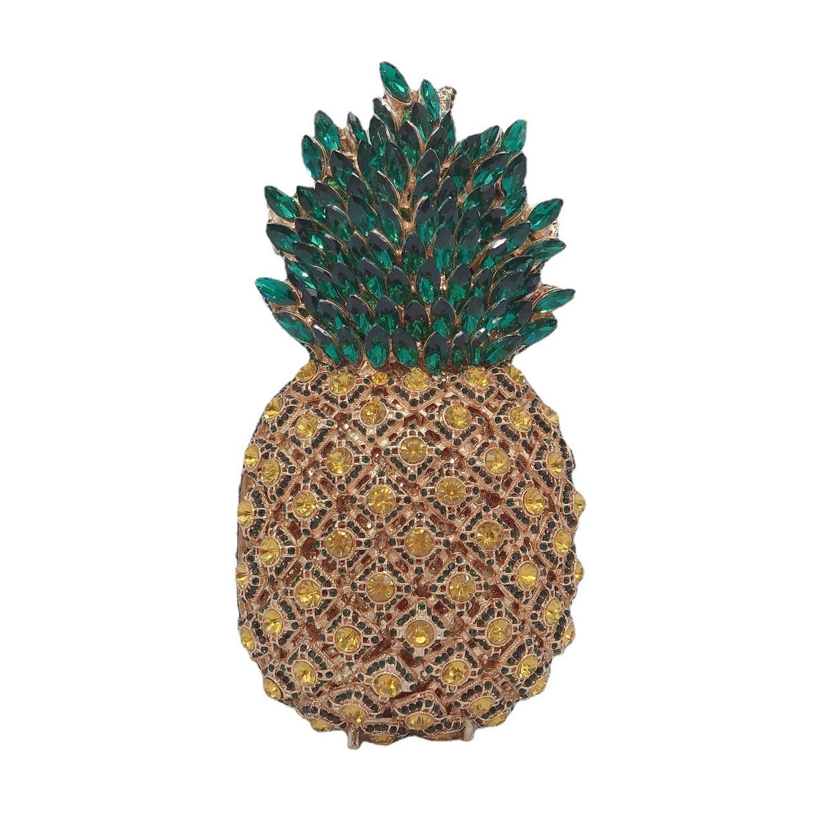Minaudière Ananas Cristallisée – Sac Bijou de Soirée
