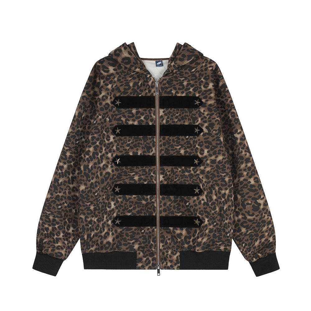 Hoodie Impérial des Ombres – Capuche & Boutonnage Militaire